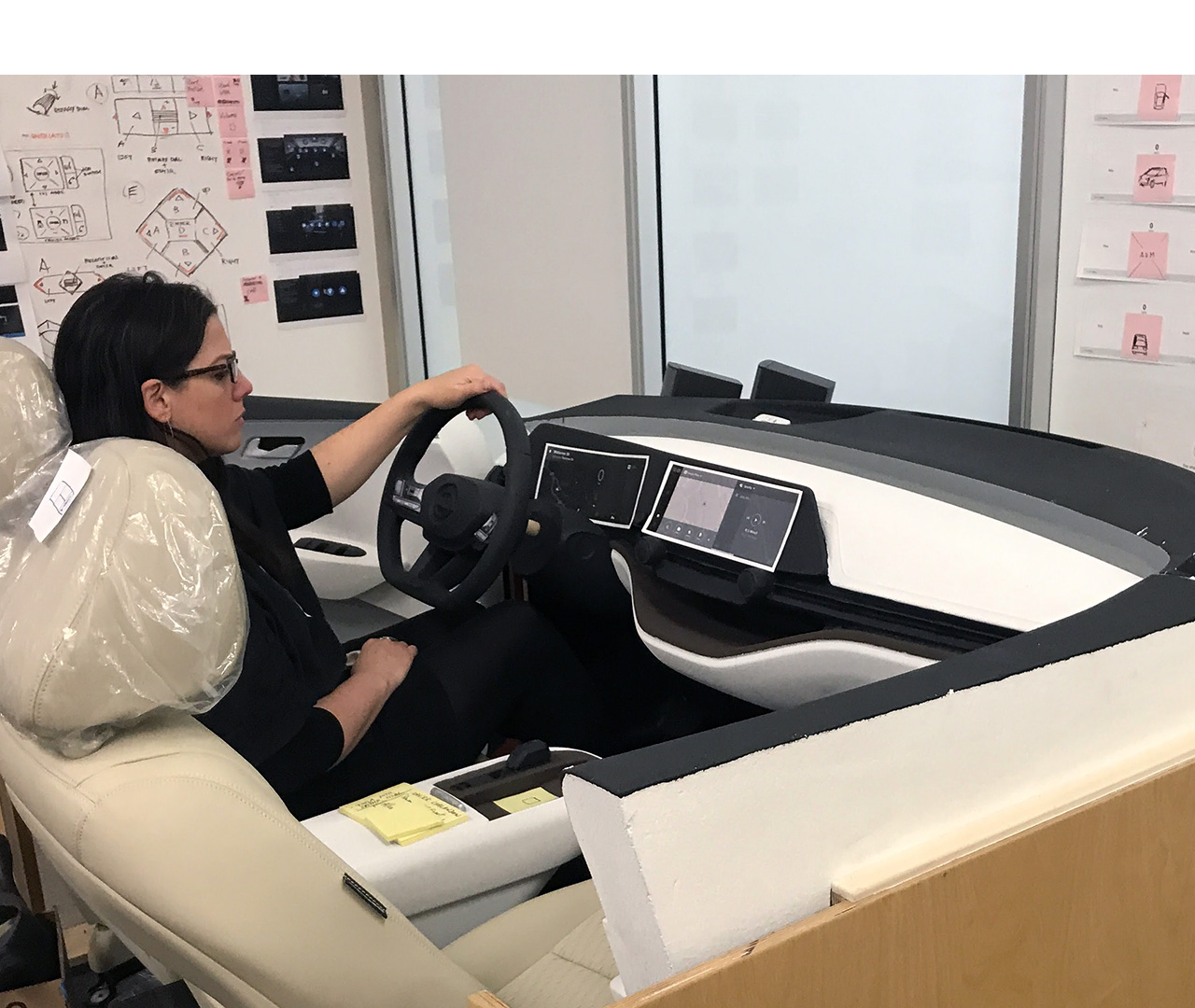 Low-fidelity in-vehicle dashboard prototyping