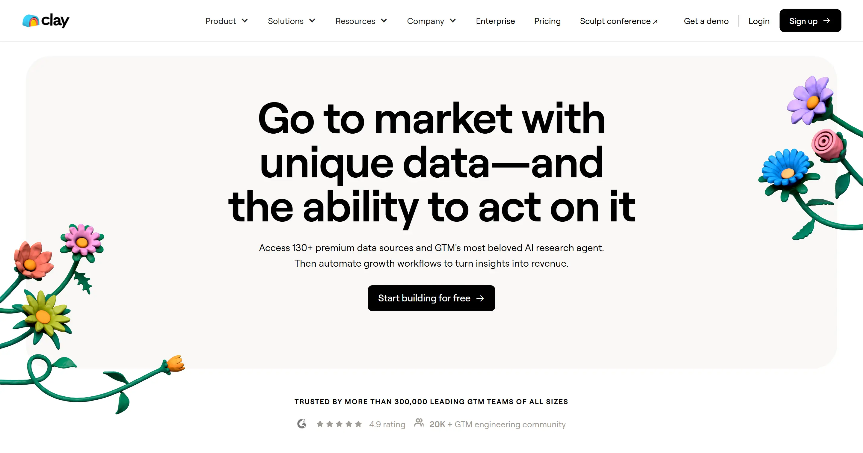 clay homepage