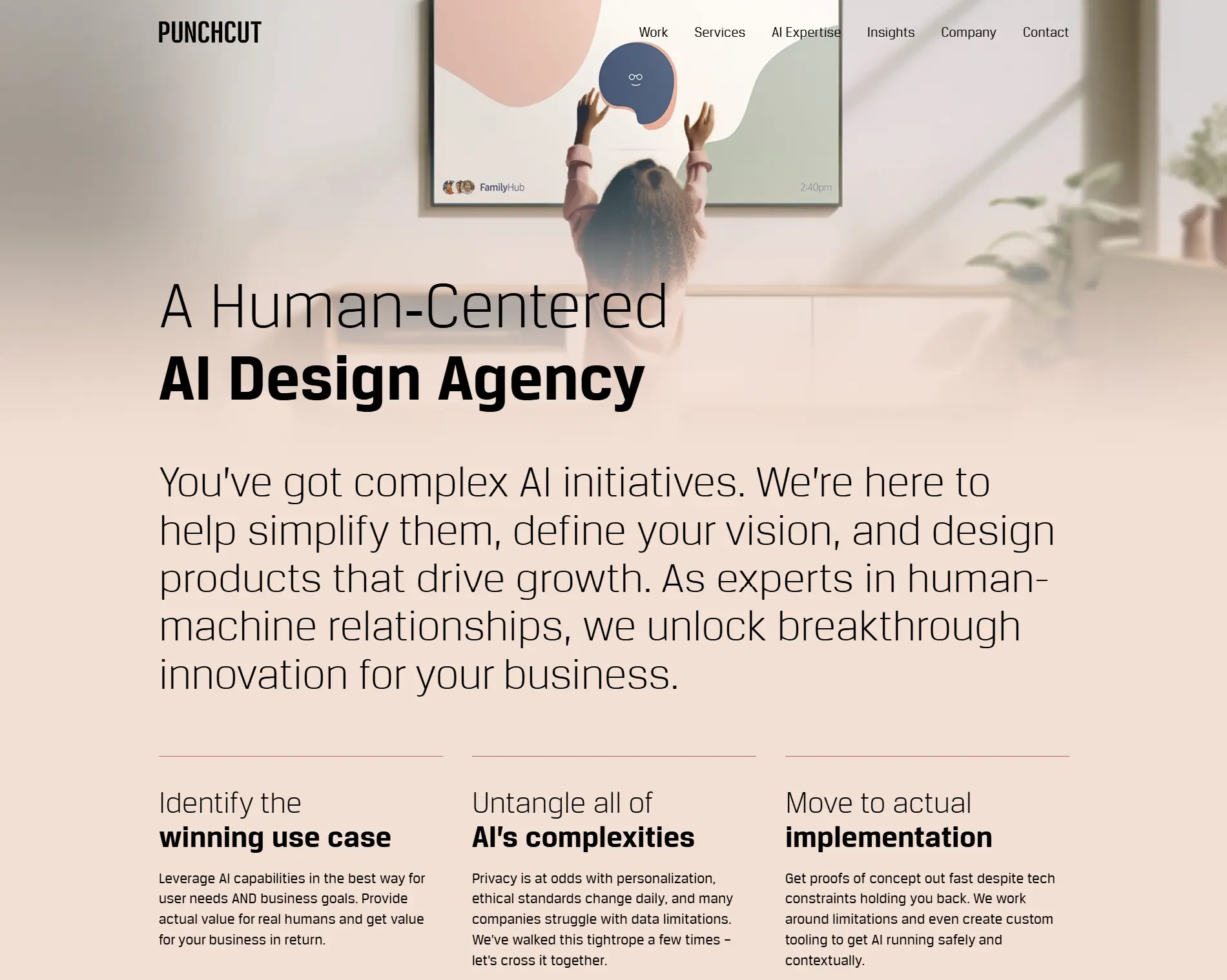 Punchcut is a digital product design and innovation company specializing in seamless user experiences across future-forward devices and services. UI UX design and more!