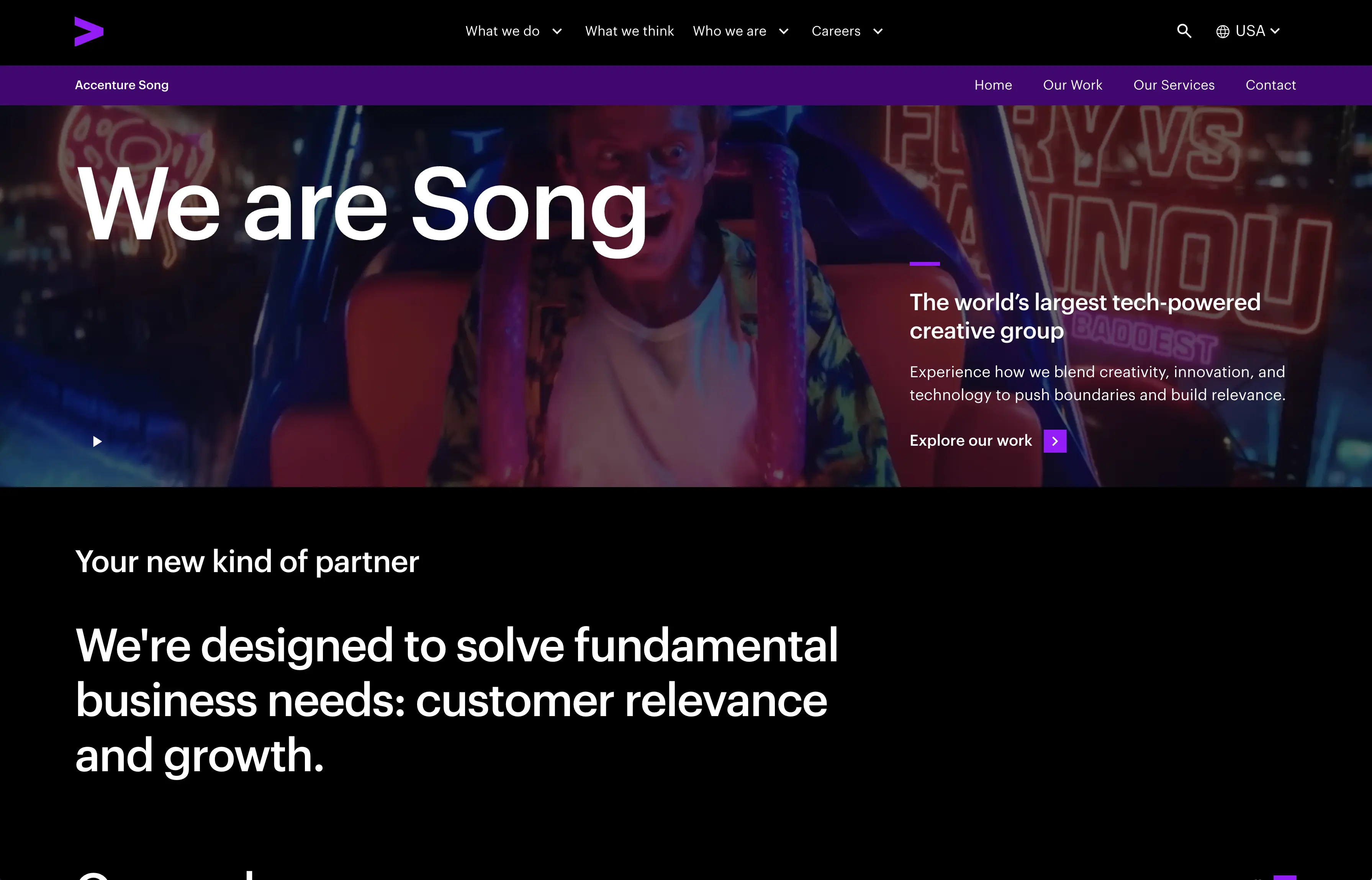 Backed by the scale of Accenture, Song applies enterprise-level expertise to AI adoption.